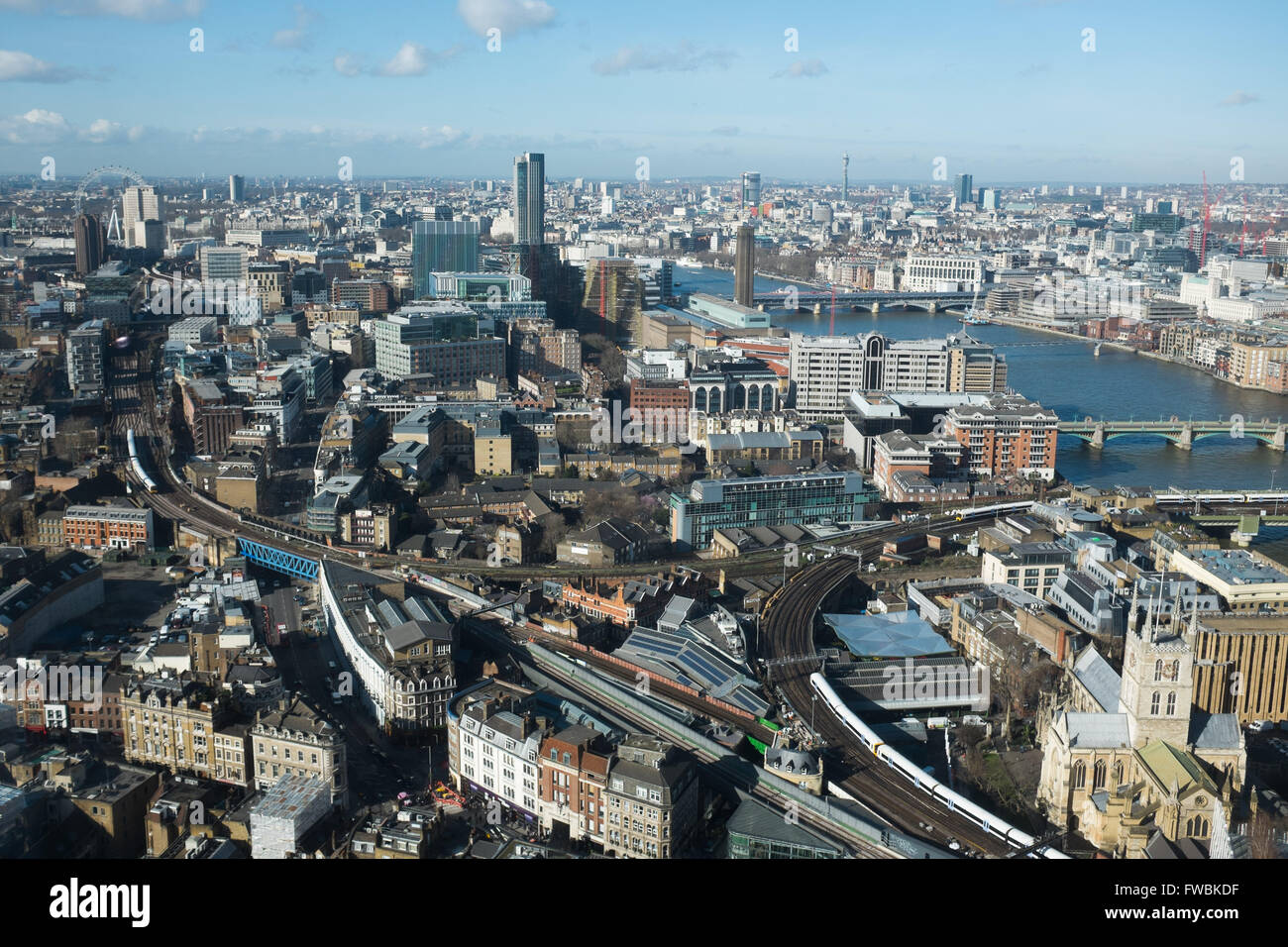 Vista di Londra Foto Stock