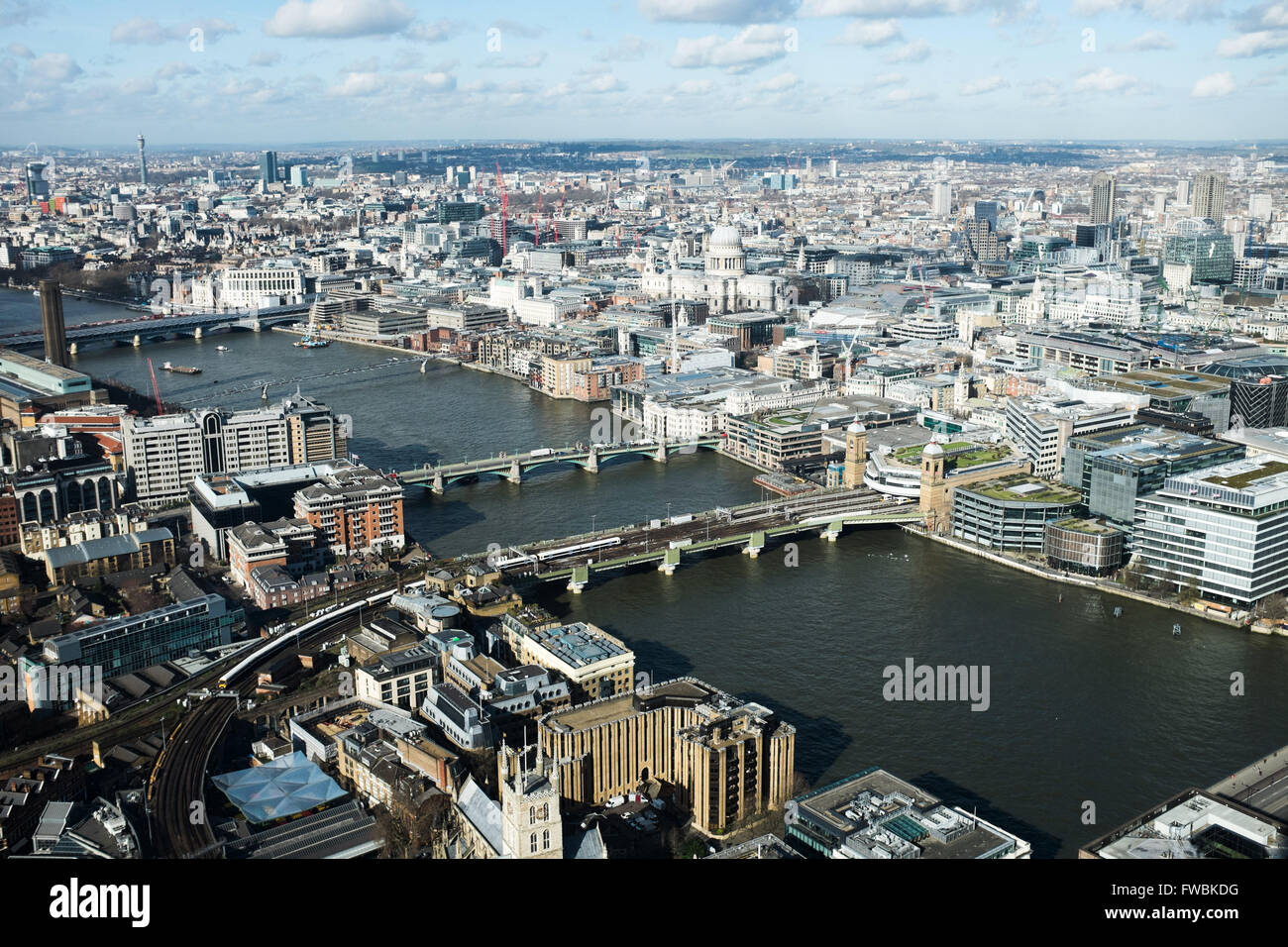 Vista di Londra Foto Stock