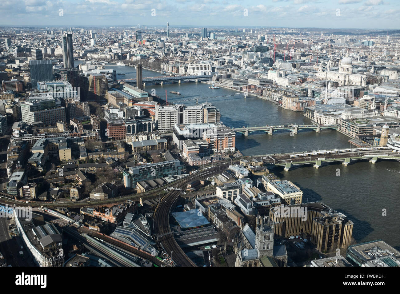 Vista di Londra Foto Stock