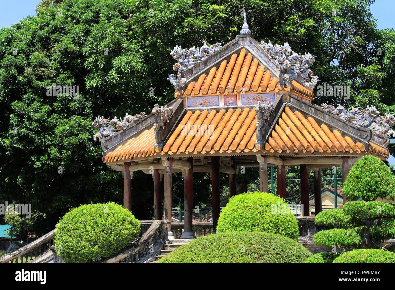 Hue imperial city, Vietnam, Asia Foto Stock
