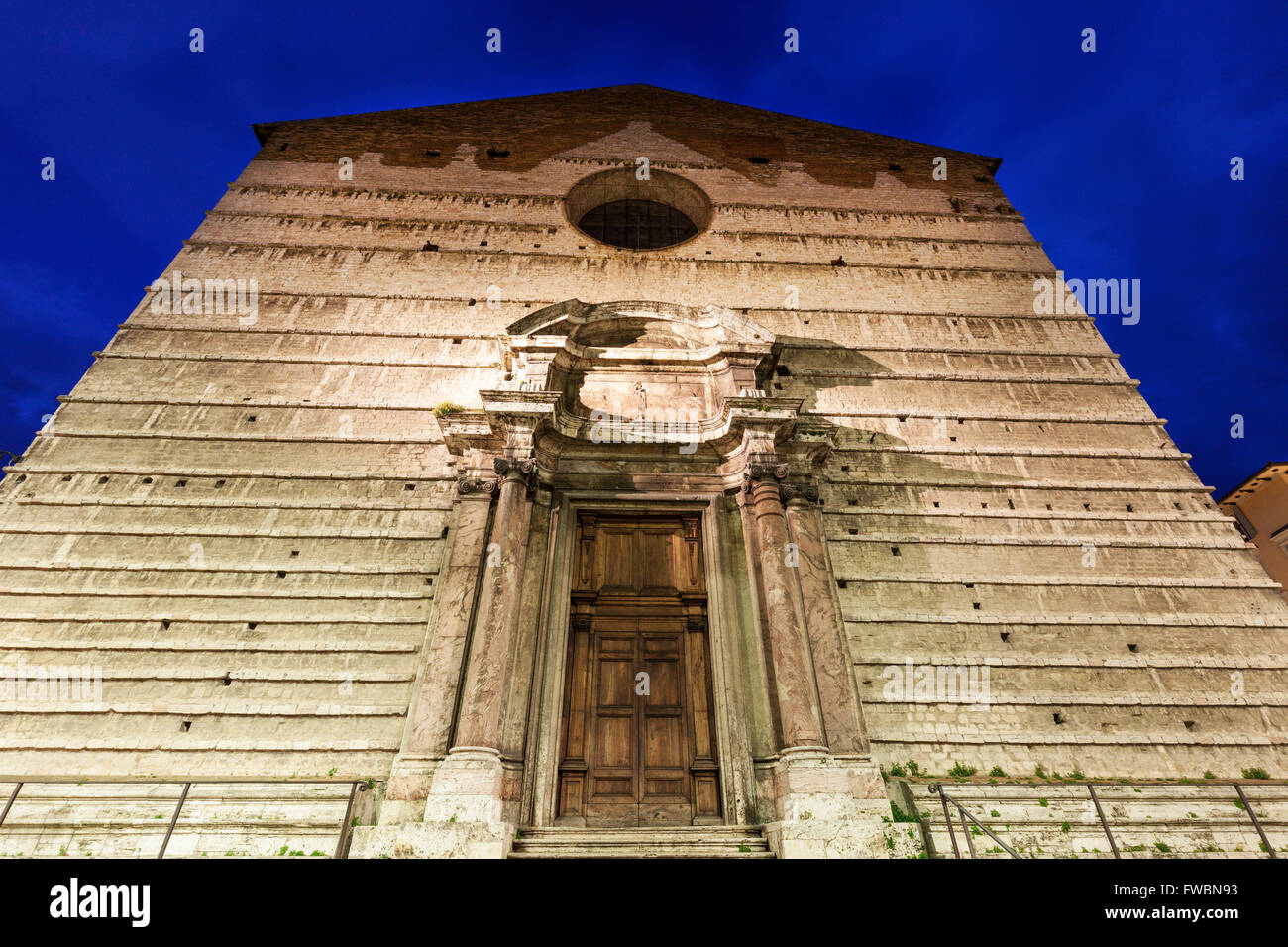 Piazza IV Novembre e Cattedrale di San Lorenzo in Perugia Foto Stock