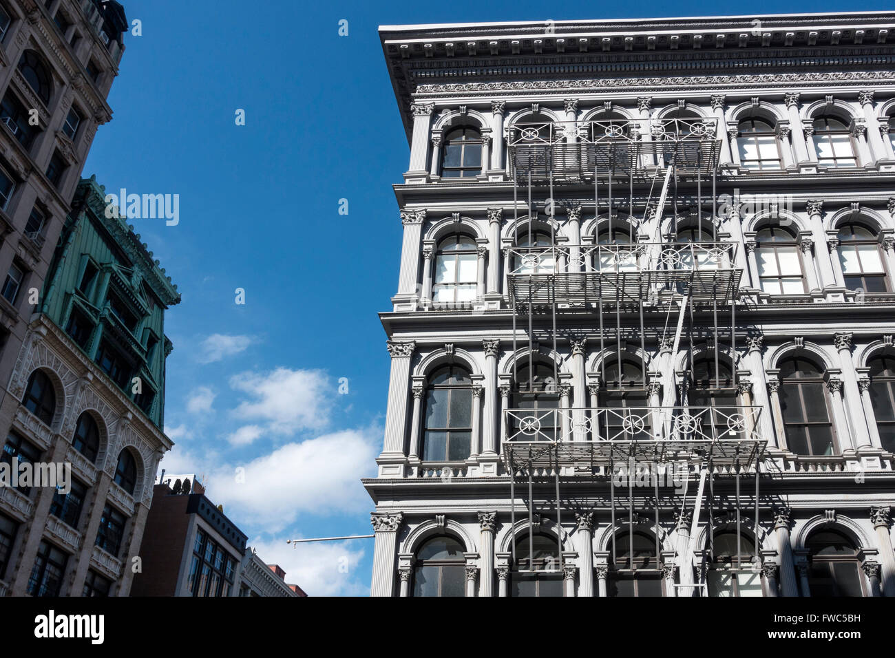 L'edificio Haughwout su Broadway e Broome in ghisa storico quartiere di Soho a New York City Foto Stock