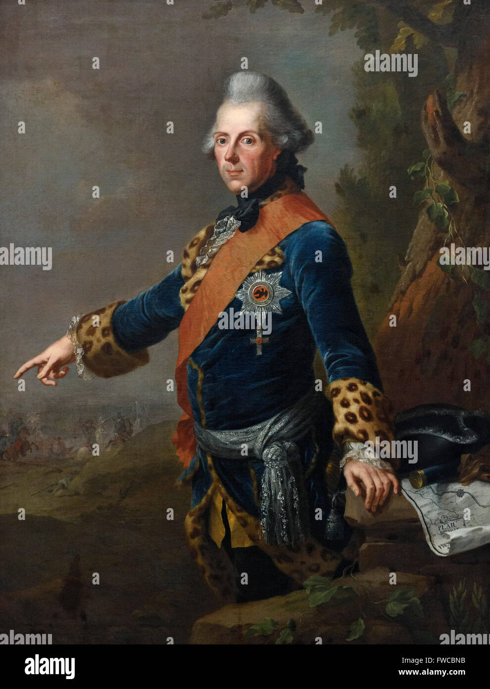 Johann Heinrich Tischbein il Vecchio (1722-1789), il Principe Enrico di Prussia (1726-1802), 1769. Foto Stock