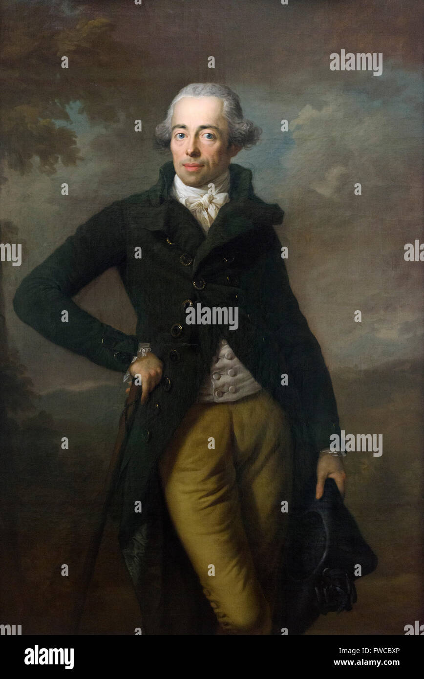 Anton Graff (1736-1813), Enrico XIV principe di Reuss (1749-1799), 1789. Foto Stock