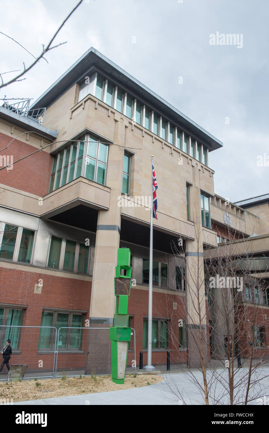Sheffield Crown Court West Bar Sheffield Foto Stock