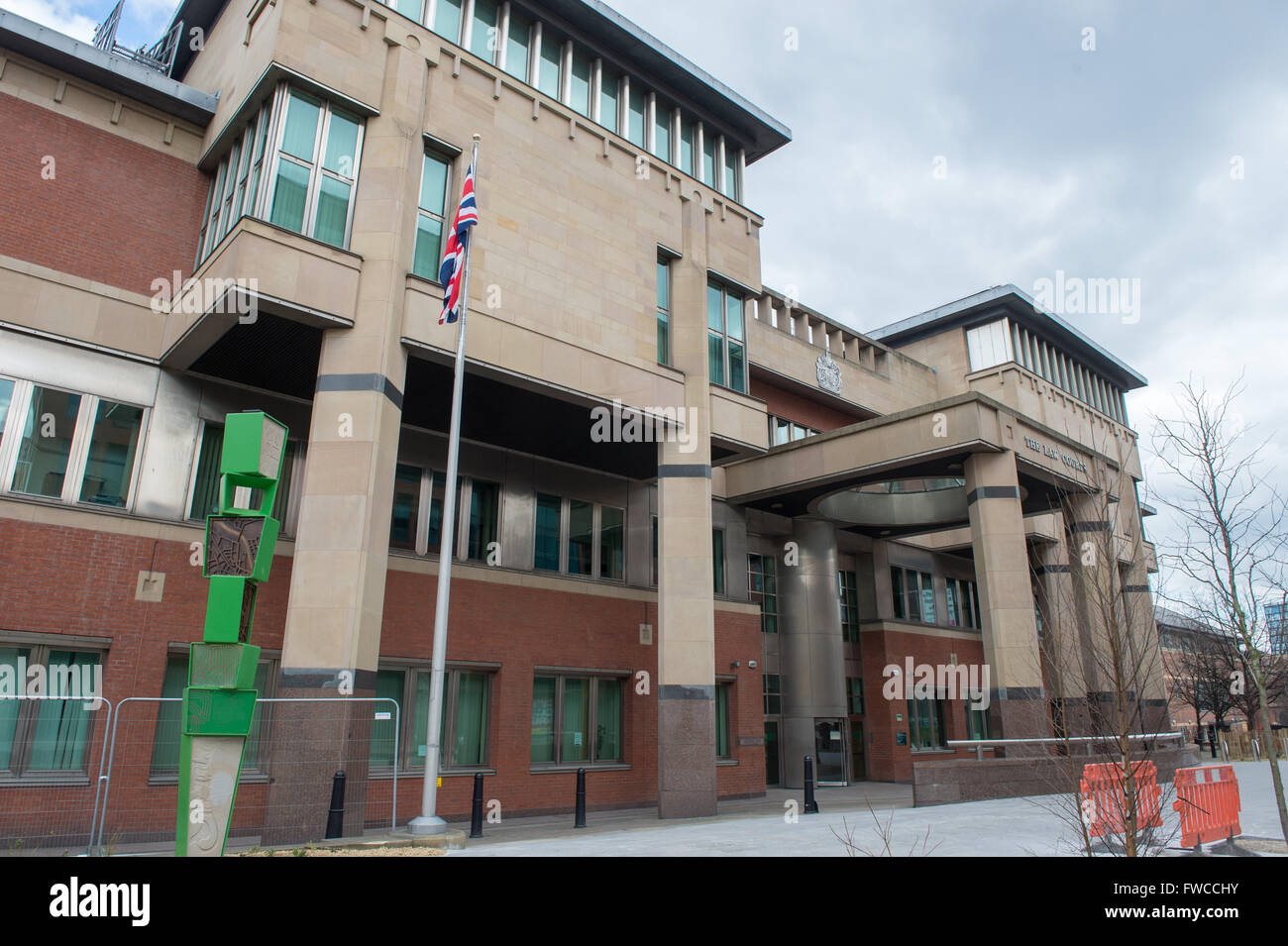Sheffield Crown Court West Bar Sheffield Foto Stock