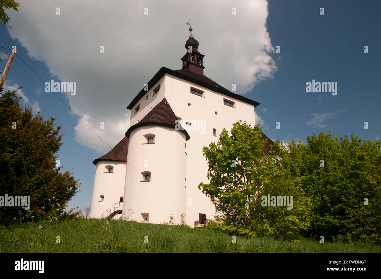 Il nuovo castello di Banska Stiavnica town, Slovacchia Foto Stock