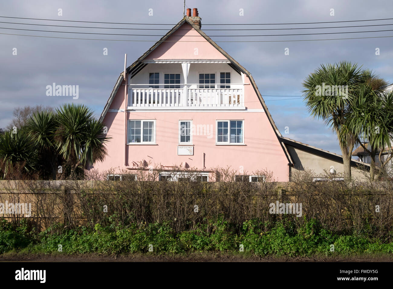 Tulip Cottage Thorpeness Suffolk REGNO UNITO Foto Stock