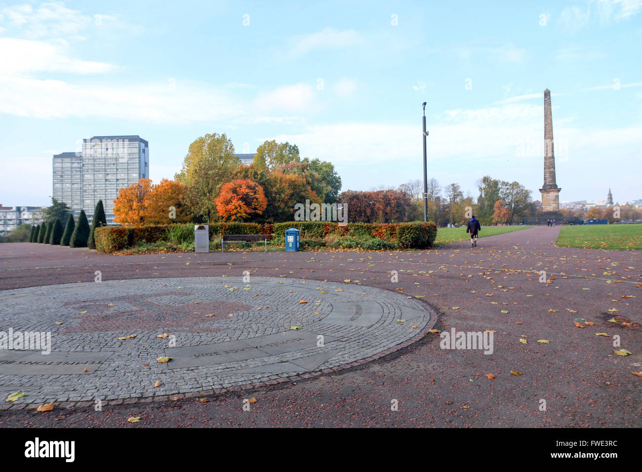 Palazzo del Popolo e giardini invernali a Glasgow in Scozia è un museo e glasshouse situato nel verde di Glasgow, e fu aperto sul Foto Stock