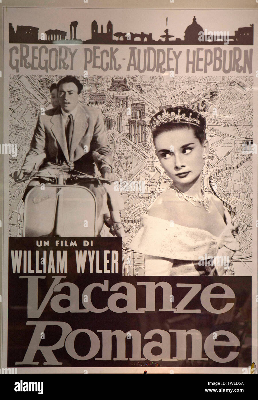 Roma,Italia: poster per vacanze romane Foto Stock