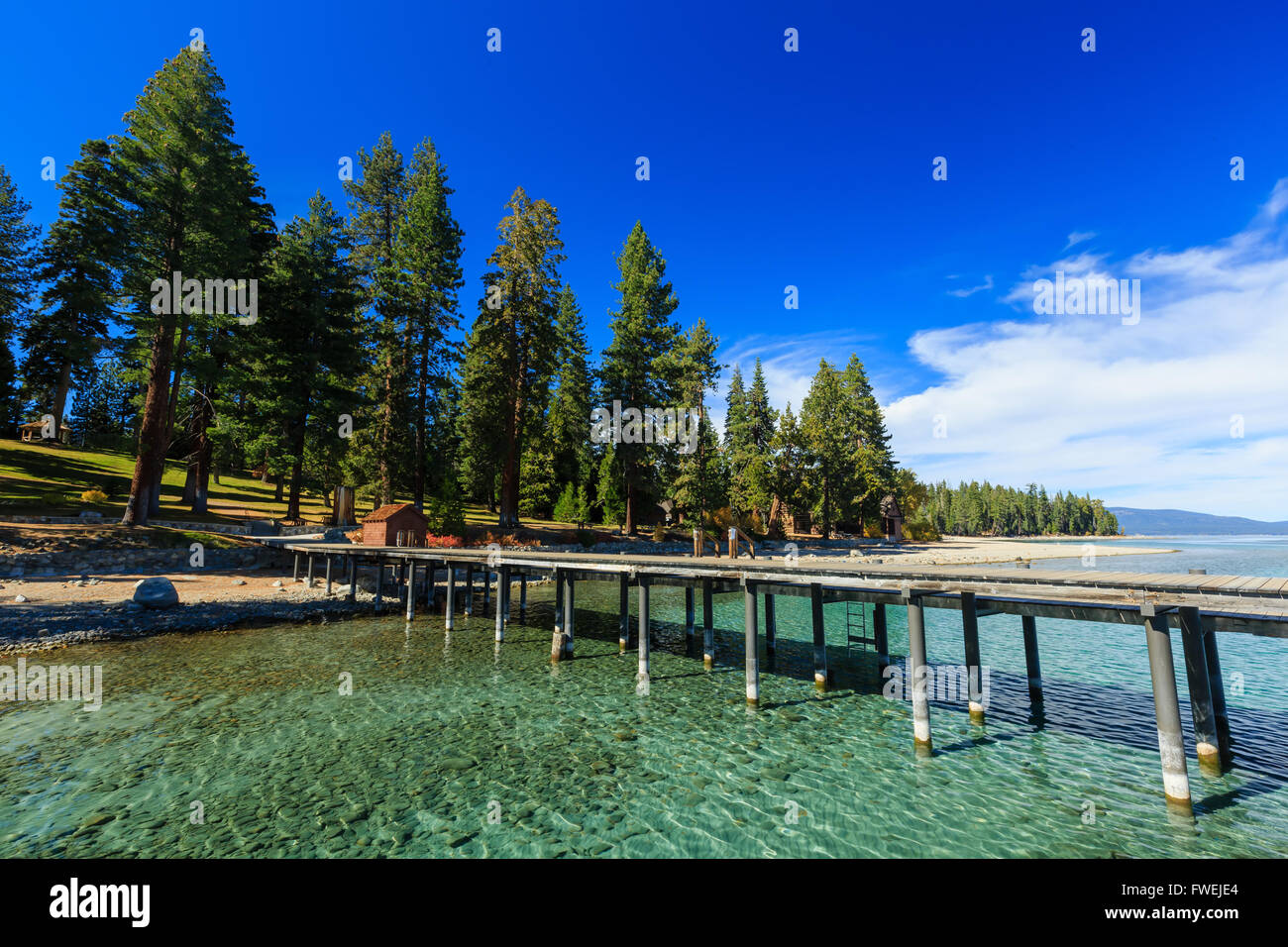 Bella Riva chiara, le foto scattate nella zona del lago Tahoe Foto Stock