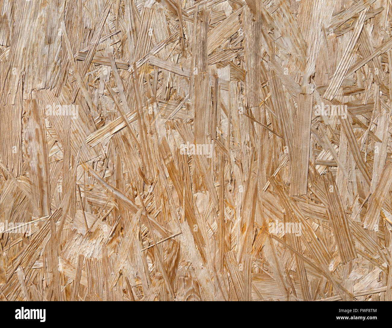 Tessitura di un OSB oriented strand board in close-up Foto Stock