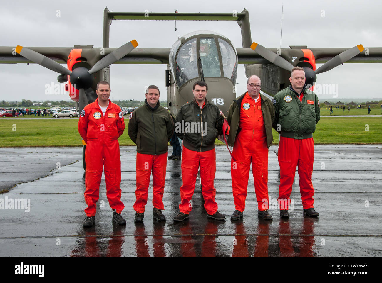 Un North American Rockwell OV-10B Bronco di proprietà & volato da Tony de Bruyn Foto Stock