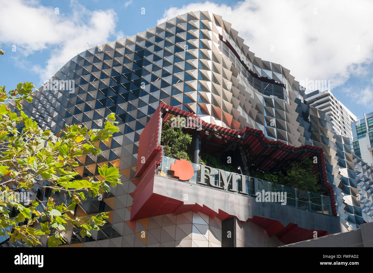 RMIT University edifici in Swanston Street, Melbourne, Australia Foto Stock