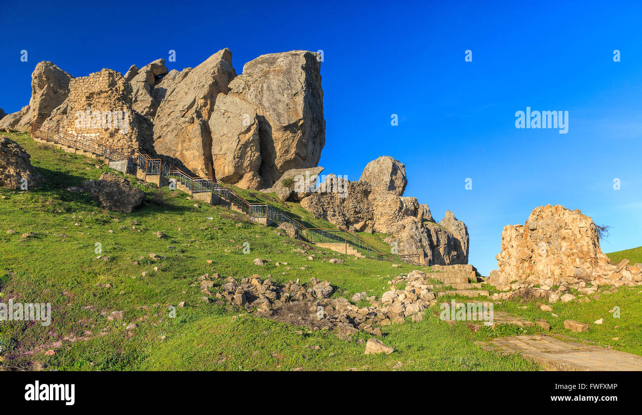 Scale per la montagna sacra Beshbarmak(cinque dita).Azerbaigian Foto Stock