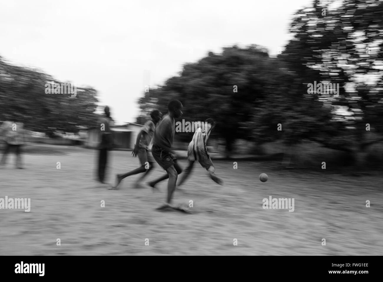 Street Soccer, Repubblica Democratica del Congo Foto Stock