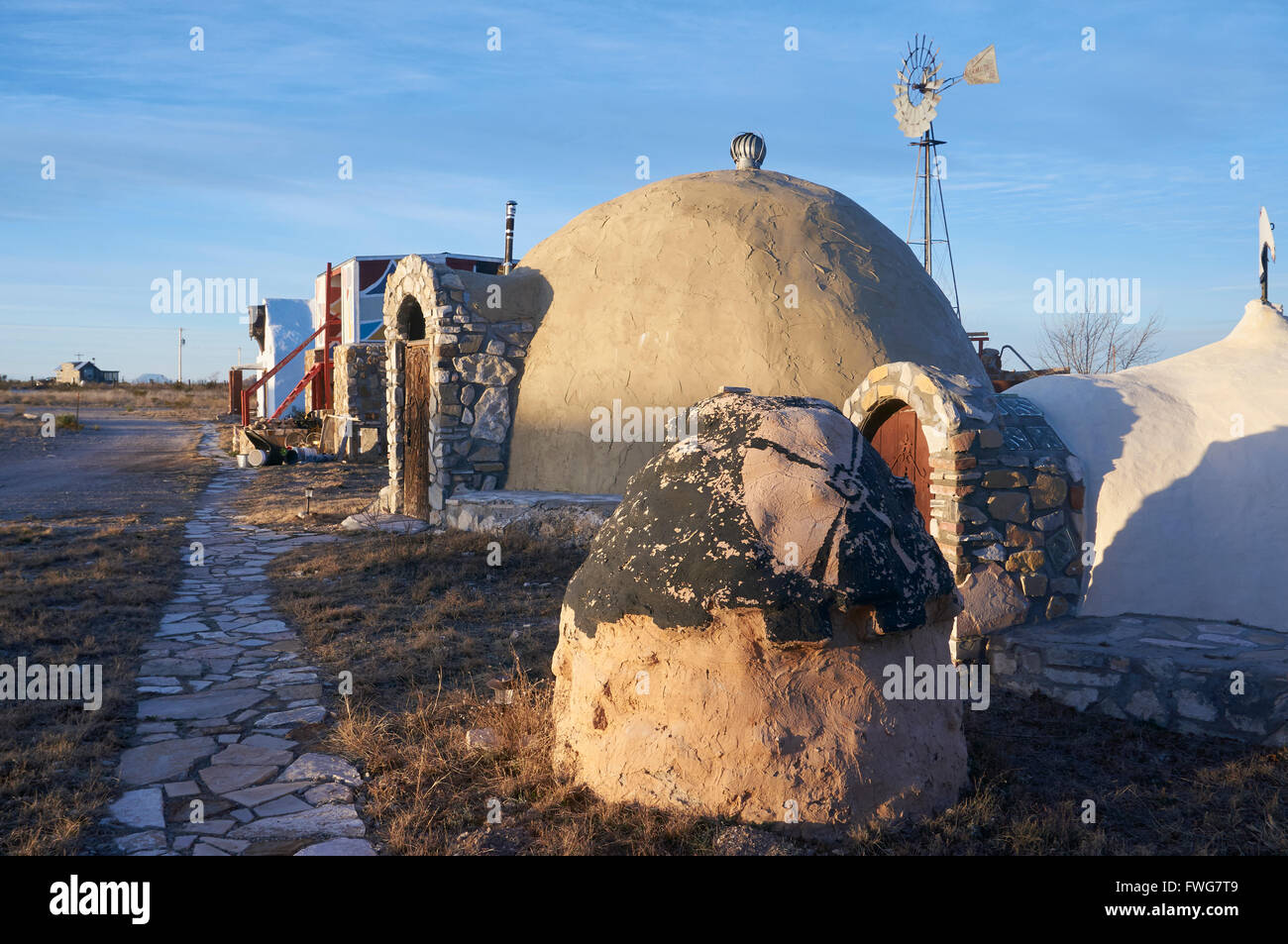 La Loma del Chivo hostel, maratona, Texas, Stati Uniti d'America Foto Stock