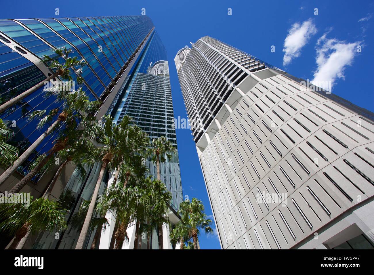 Città di grattacieli, Brisbane, Queensland, Australia, Oceania Foto Stock