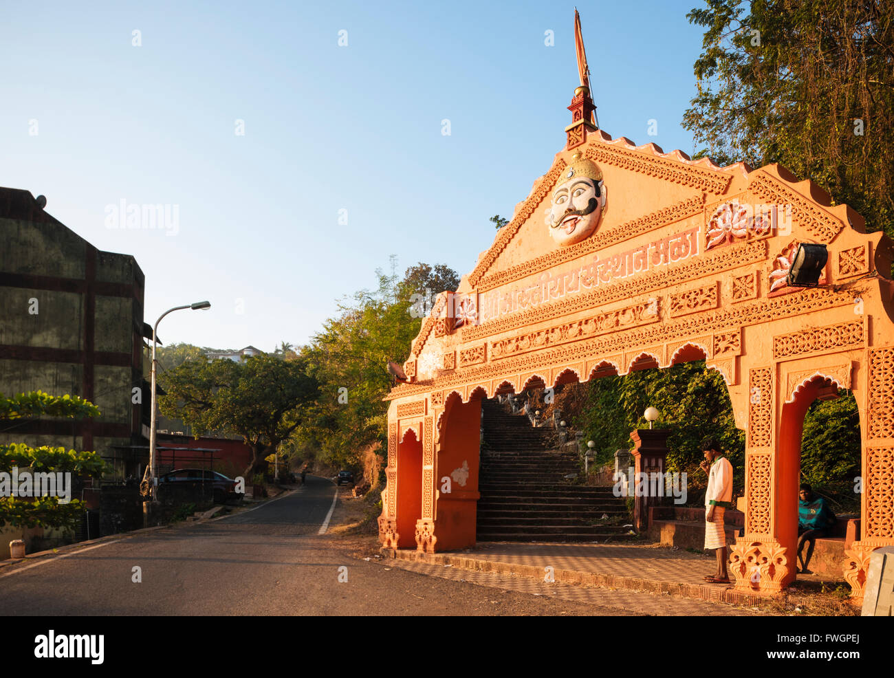Maruti temple, Panjim, Goa, India, Asia del Sud Foto Stock