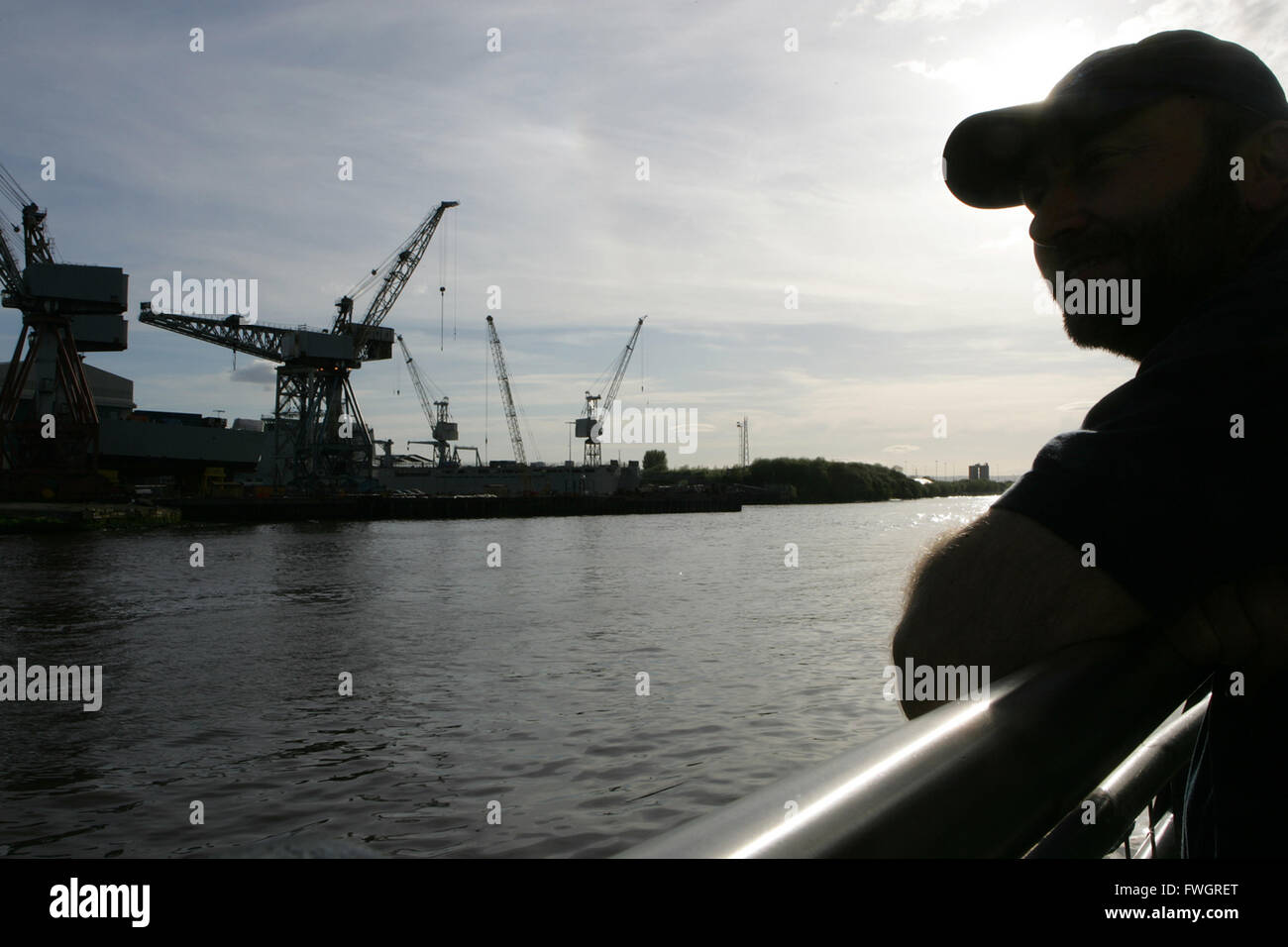 Glasgow Clydeside Foto Stock