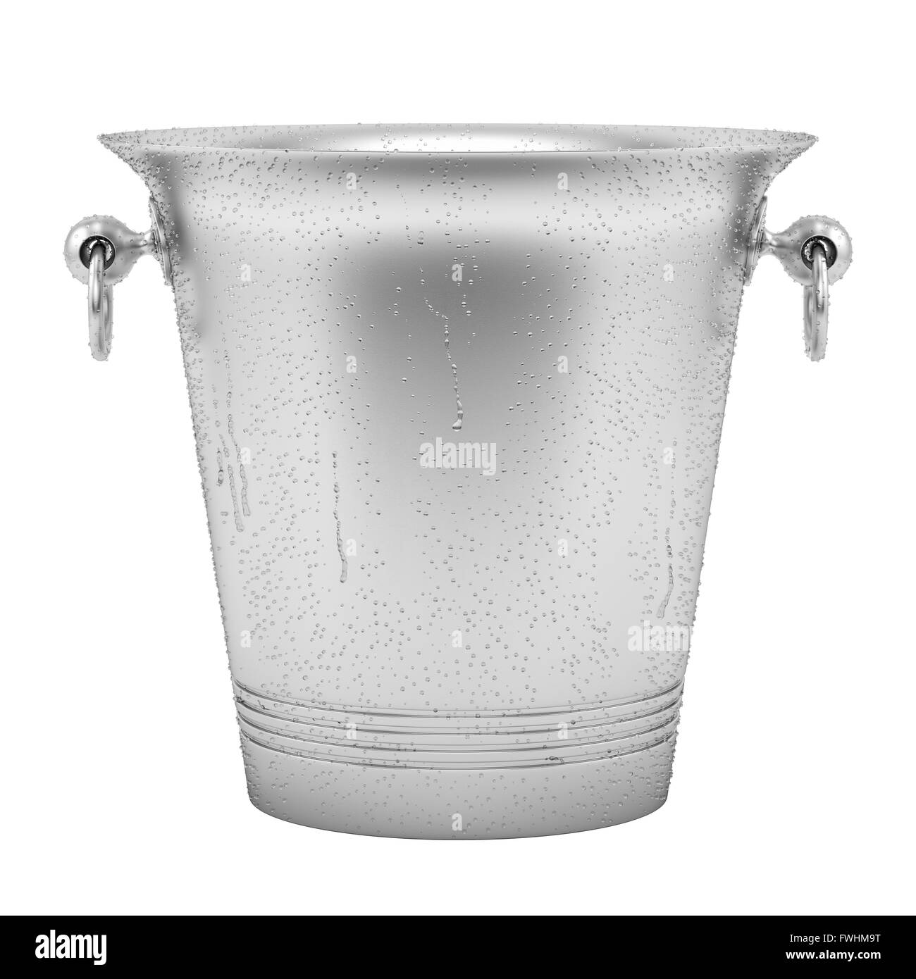 Bianco ghiaccio la benna Foto Stock