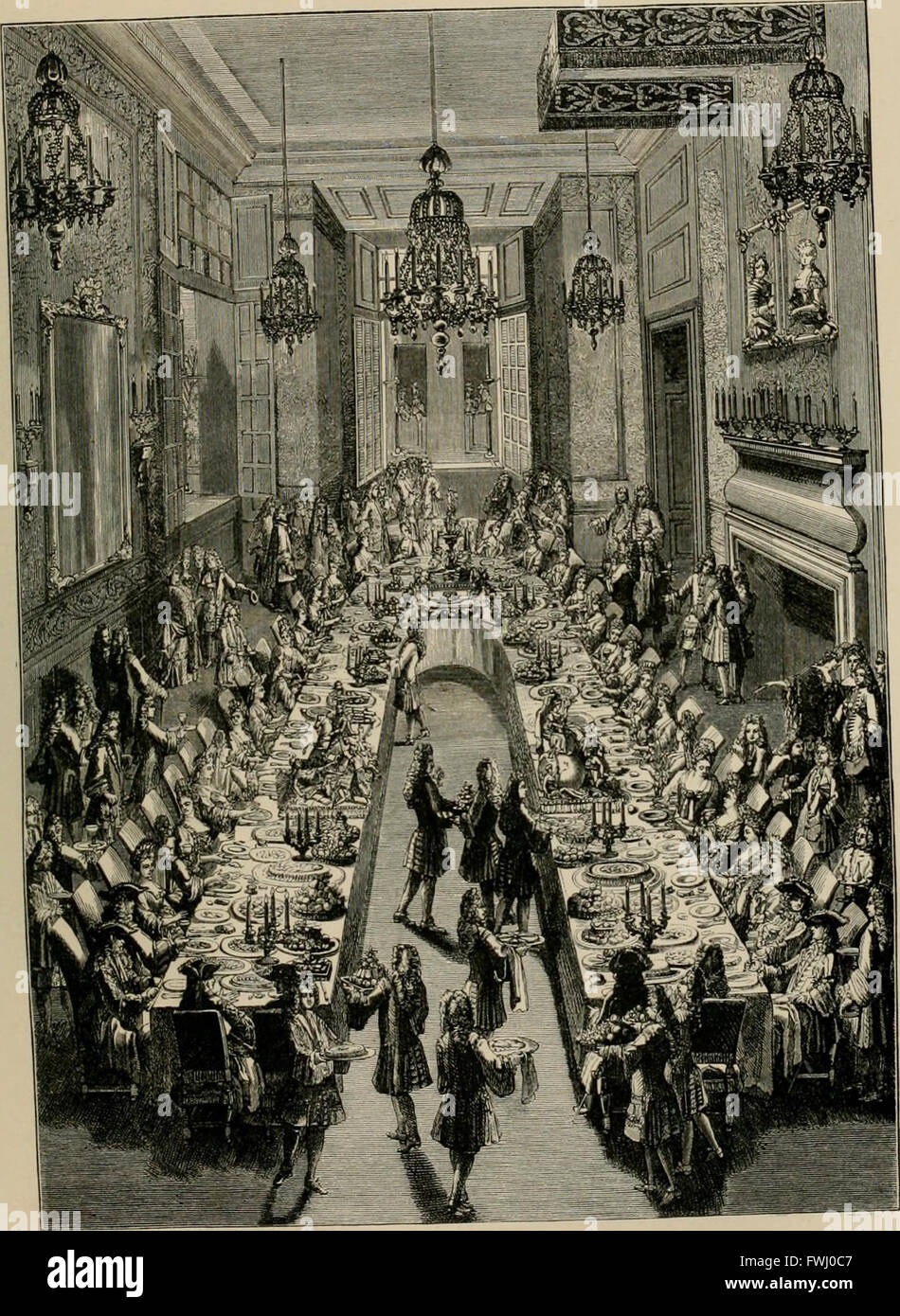 Il XVIII secolo; le sue istituzioni, le usanze e i costumi della Francia, 1700-1789 (1875) Foto Stock