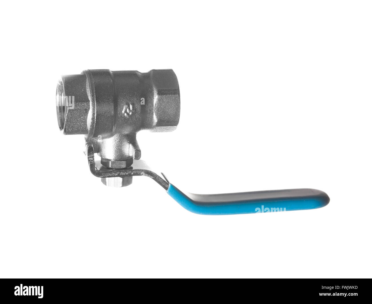 Valvola isolata strumento accessorio sanitario, Studio Shoot Foto Stock