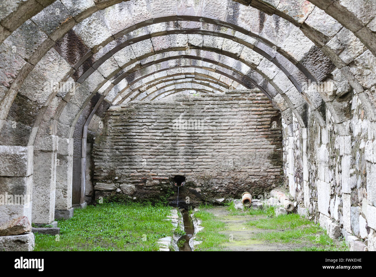 Agorà di Smirne nella città di Izmir, Turchia Foto Stock