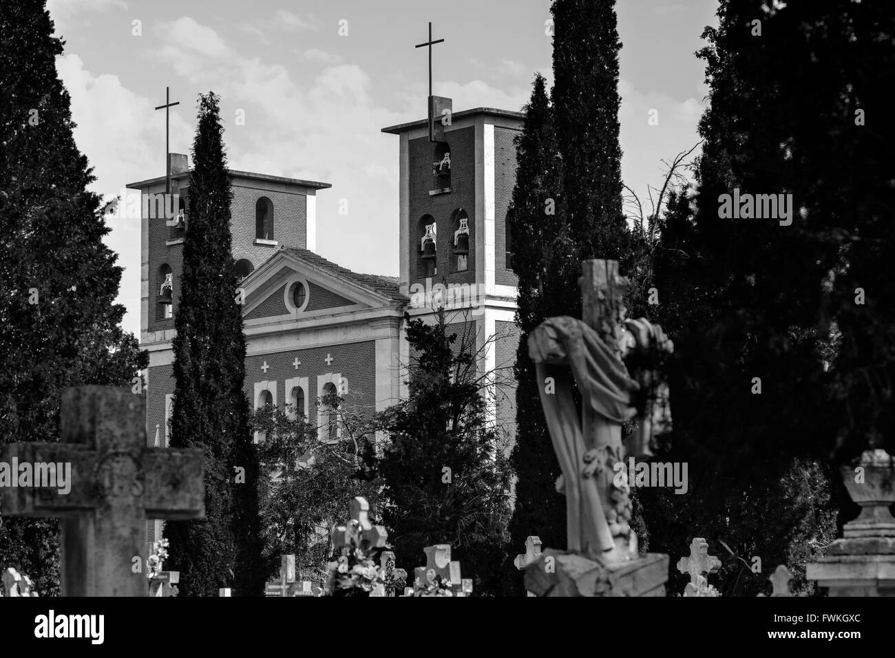 Santuario di Nostra Signora del Carmen Extramuros, città di Valladolid, Castilla y Leon, Spagna Foto Stock