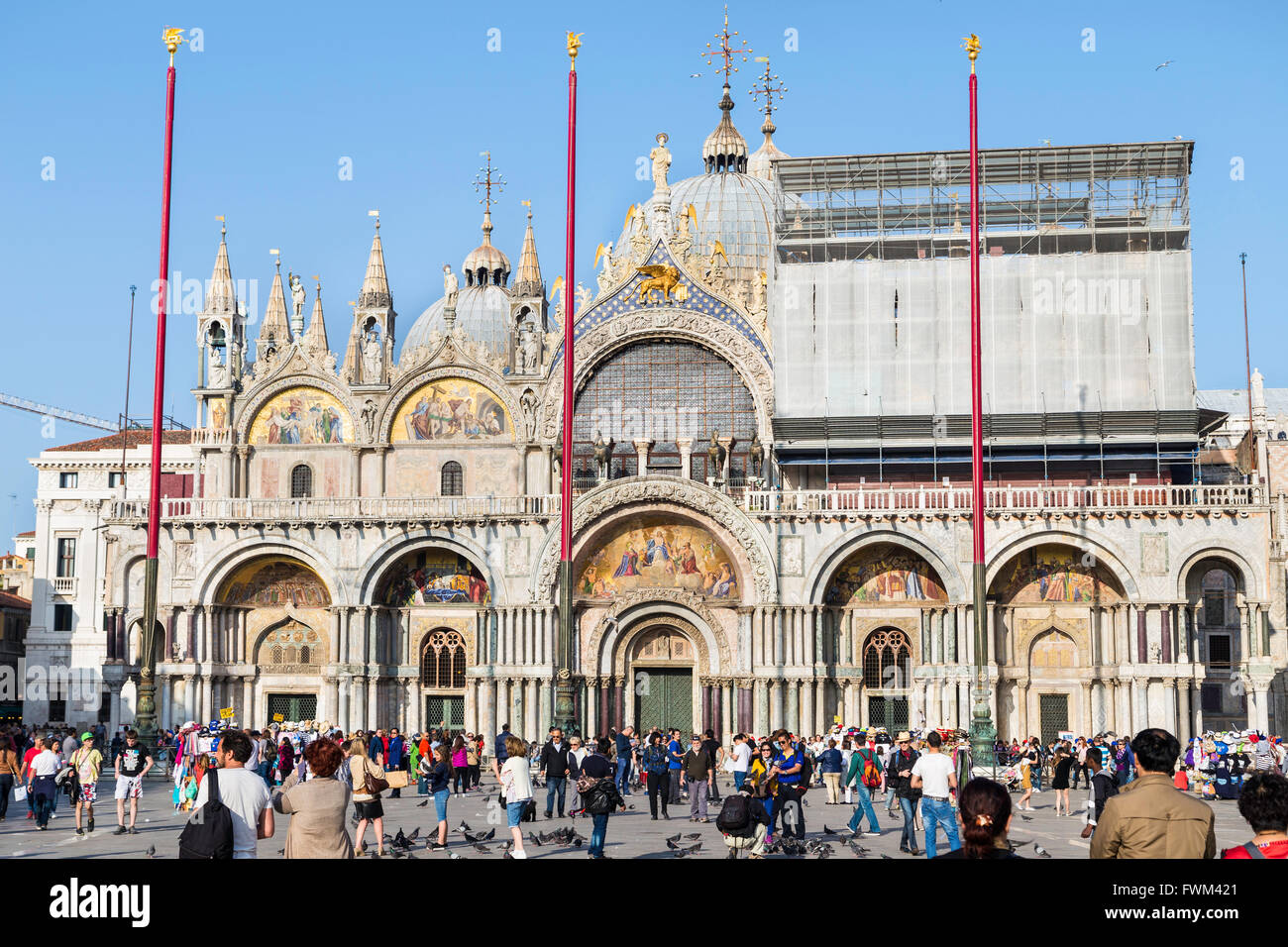La Patriarcale Basilica Cattedrale di San Marco è la chiesa cattedrale di la Chiesa cattolica romana un Foto Stock