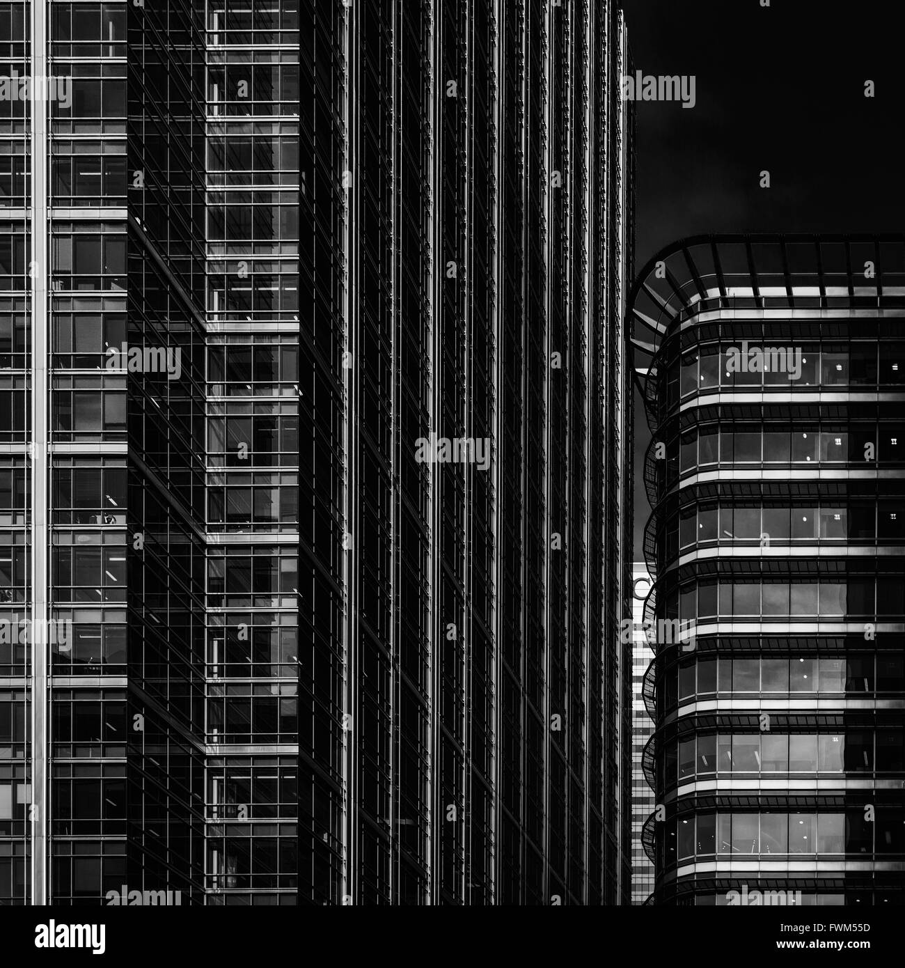 Silver City - Canary Wharf, Londra Foto Stock