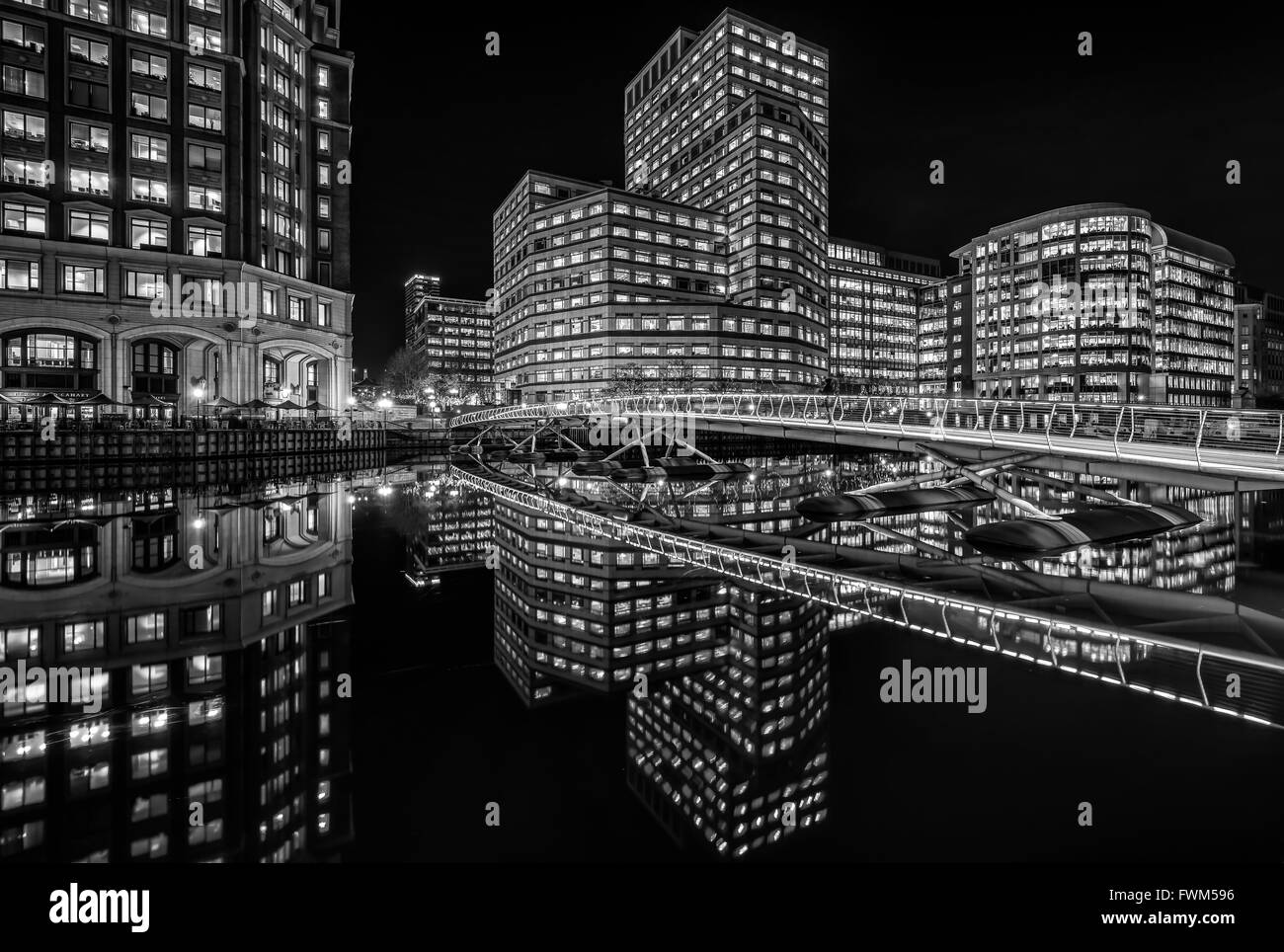 Il gioco di imitazione - Canary Wharf, Londra Foto Stock