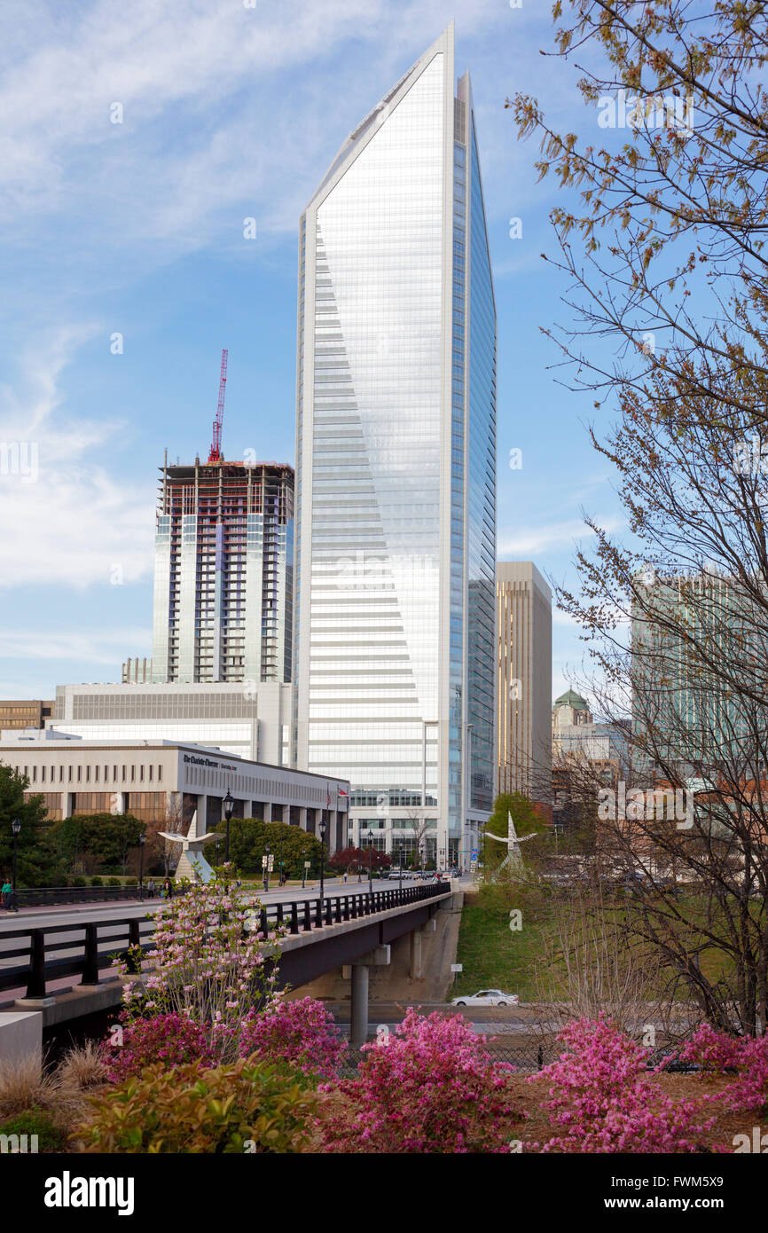 Duke Energy corporate headquarters Charlotte, North Carolina, Stati Uniti d'America. Foto Stock