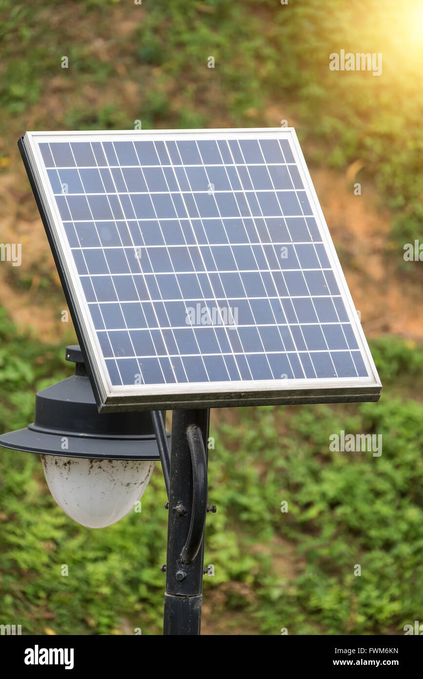 Centrale solare Foto Stock