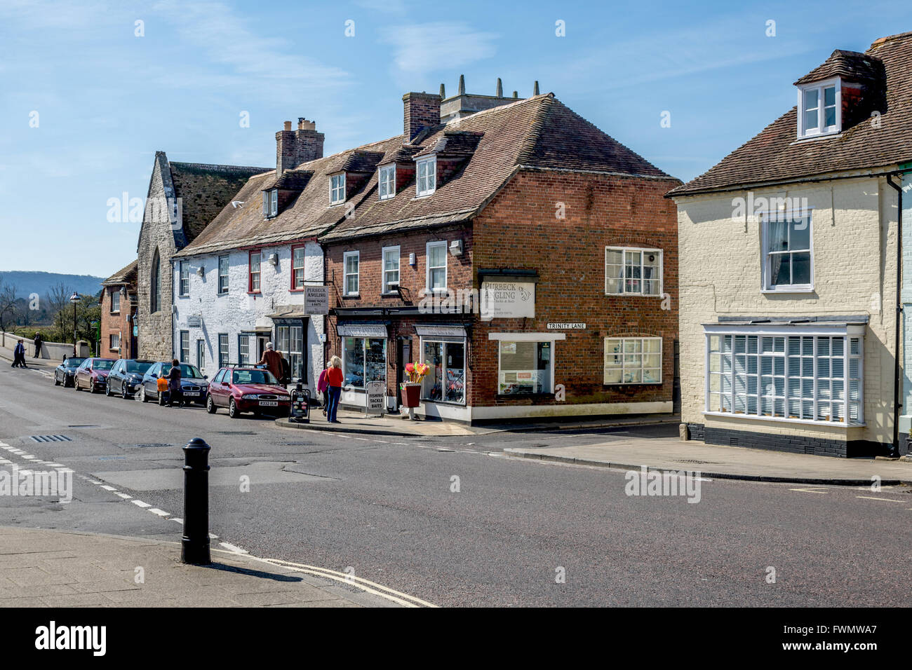 Inghilterra Wareham Dorset incantevole vecchio Dorset città Adrian Baker Foto Stock