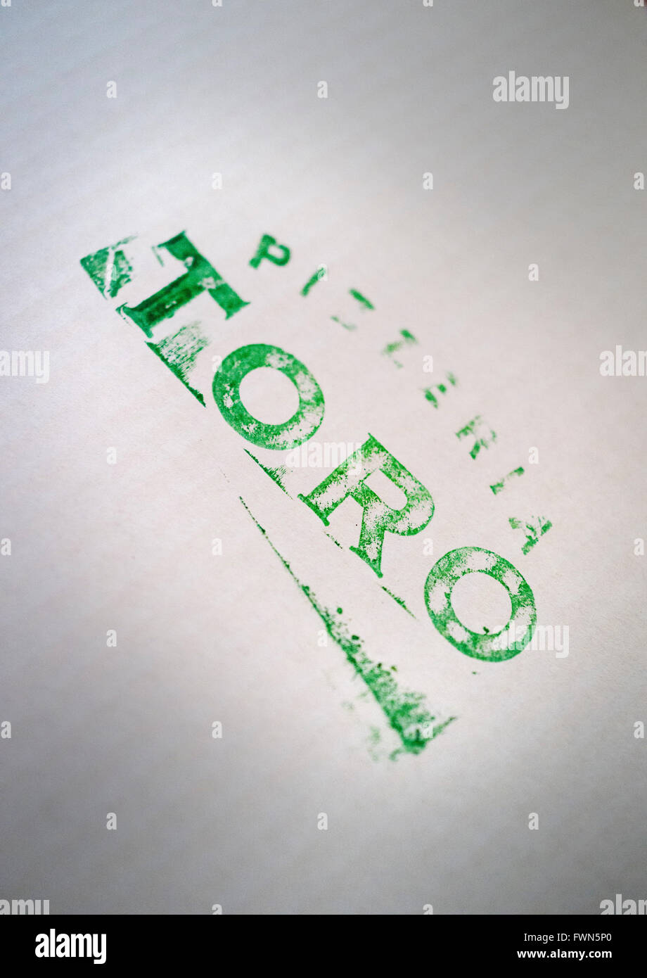 Pizzeria Toro - 105 E. Chapel Hill Street, Durham, NC / 919-908-6936 Foto Stock