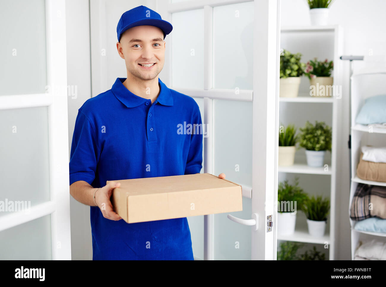 Servizio di consegna Foto Stock