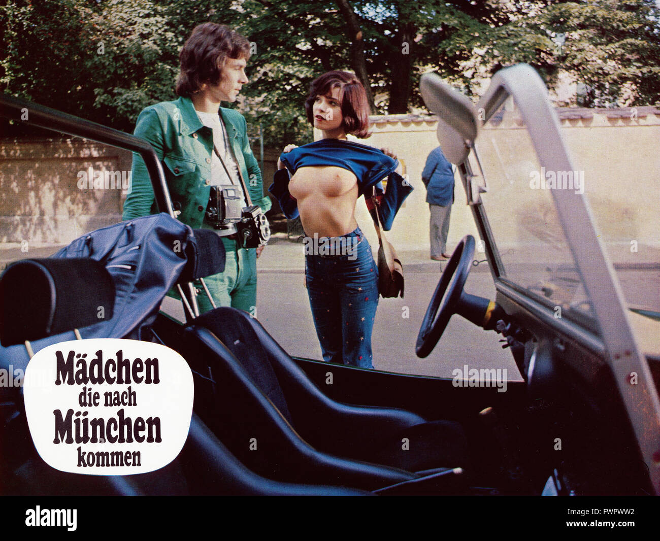 Mädchen, die nach München kommen, aka: Das geheime Sexleben der Olympiastadt, Deutschland 1972, Regie: Walter Boos, Darsteller: Ingrid Steeger Foto Stock