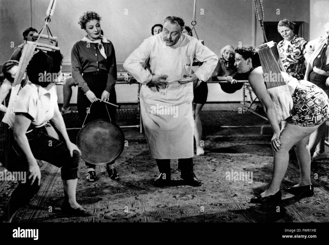 Sanatorium totale verrückt, aka: Paradies der Frauen, Deutschland 1954, Regie: Alwin Vendita, Darsteller: Harald Paulsen Foto Stock