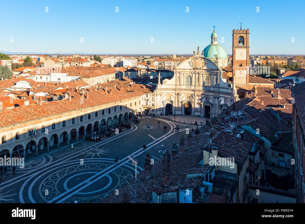 Vigevano - Piazza Ducale Foto Stock