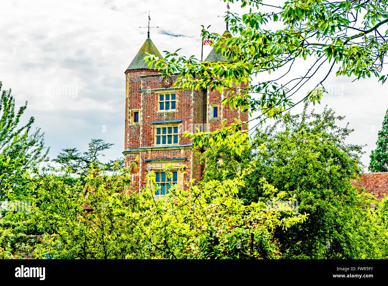 Casa e Giardino di Sissinghurst, creazione di Vita Sackville-West e suo marito Harold Nicolson; Garten von Sissinghurst Foto Stock