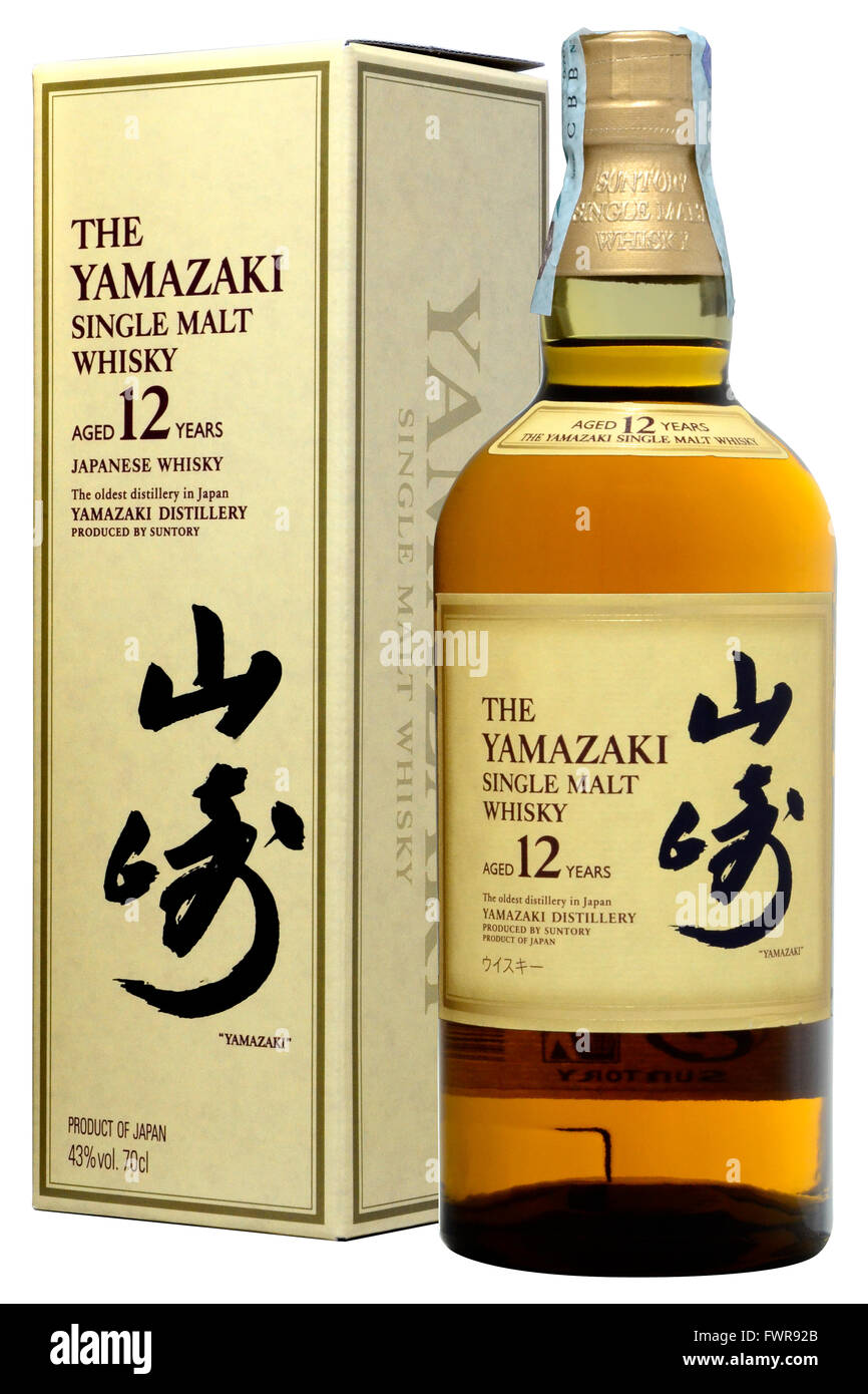 Whisky giapponese Yamazaki 12 Anni, 70cl, alc.43% Foto Stock