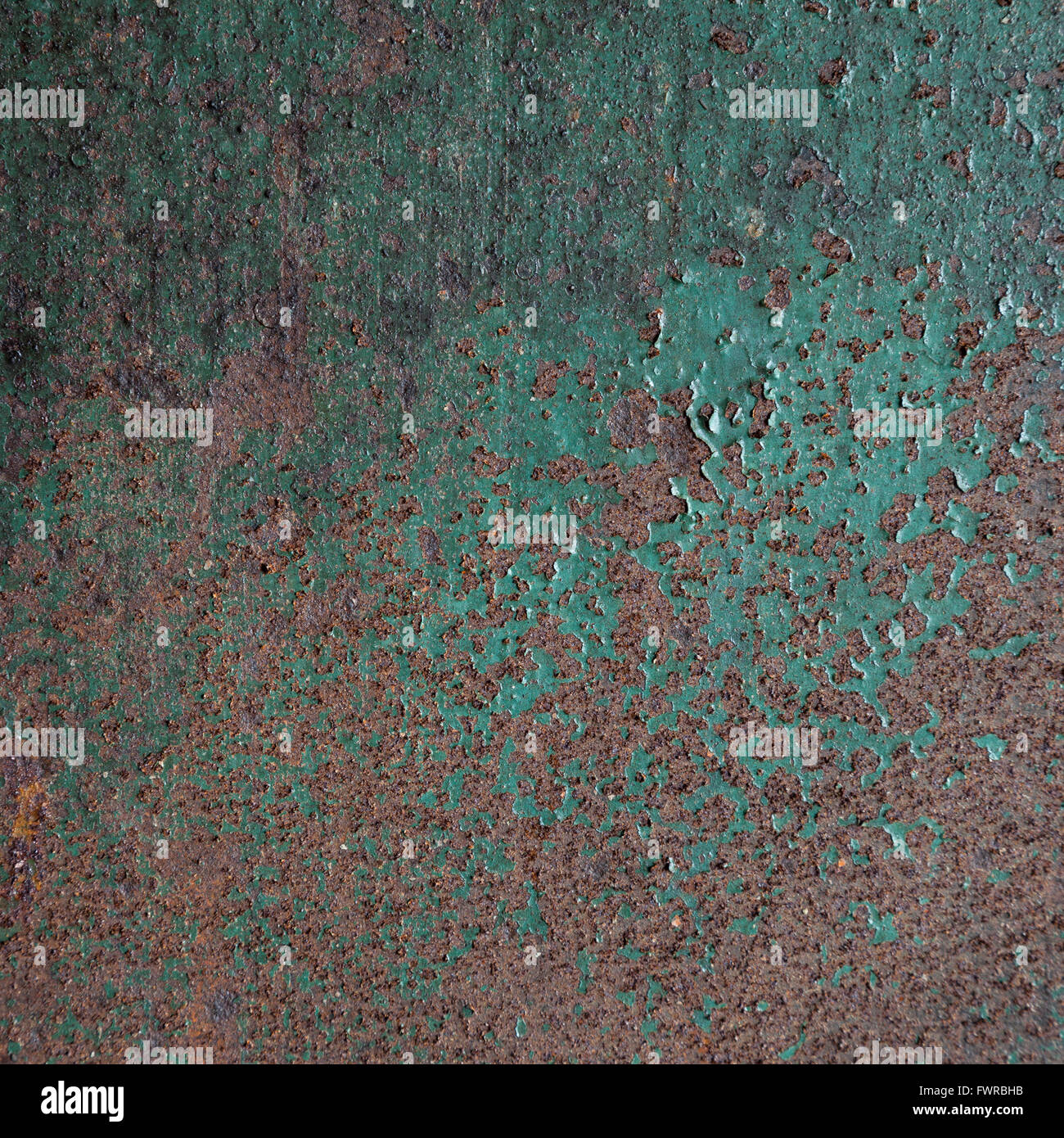 Metallplatte mit Rost Foto Stock