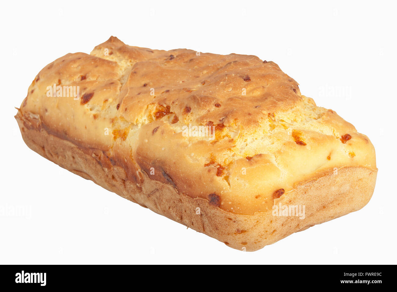 Isolato in casa mini di pane senza glutine Pane di riso aromatizzato con il formaggio e la cipolla Foto Stock