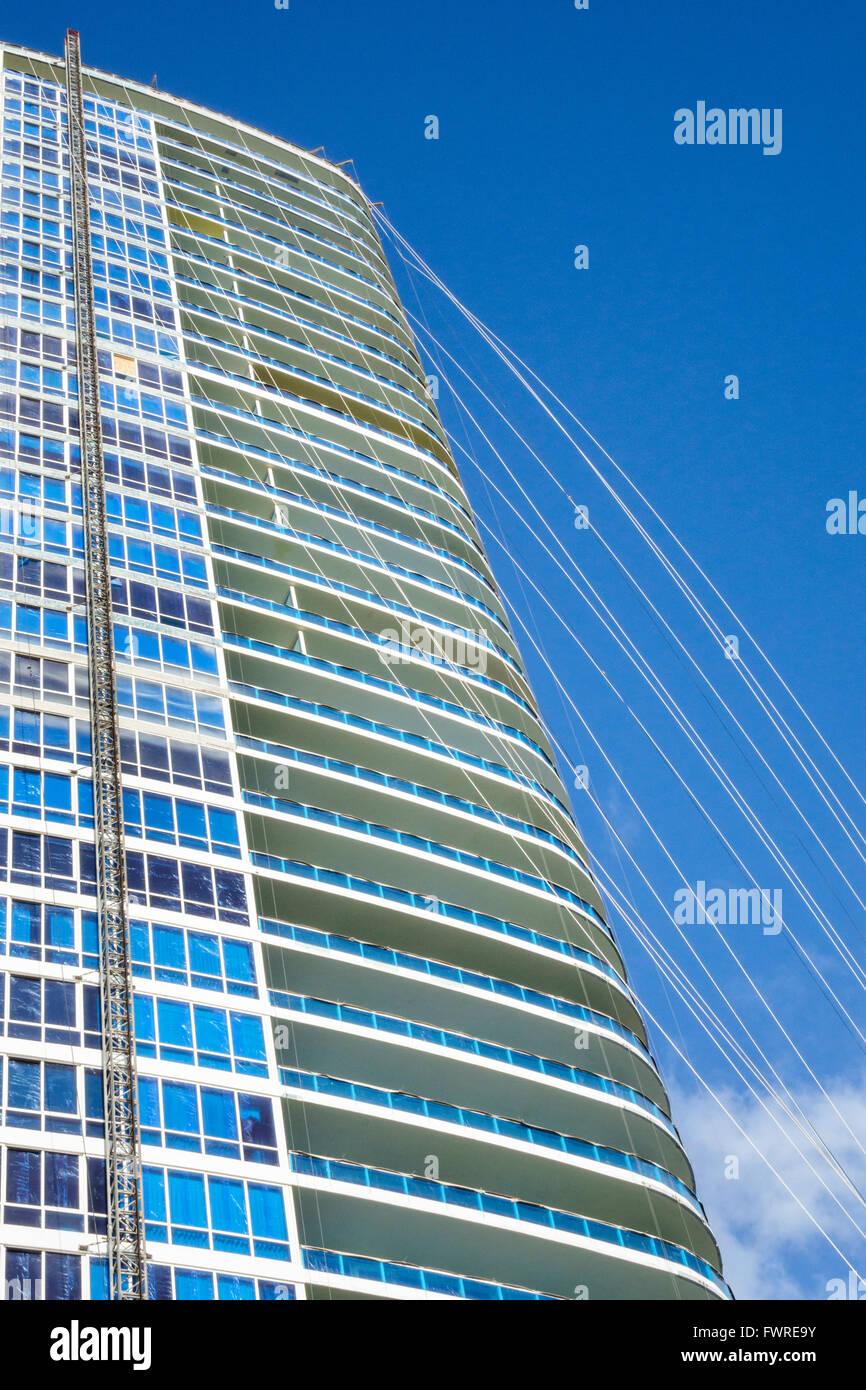 Miami Beach Florida, South Pointe SoFi, Continuum South Tower, grattacieli grattacieli grattacieli edifici condominio appartamento residenziale apar Foto Stock