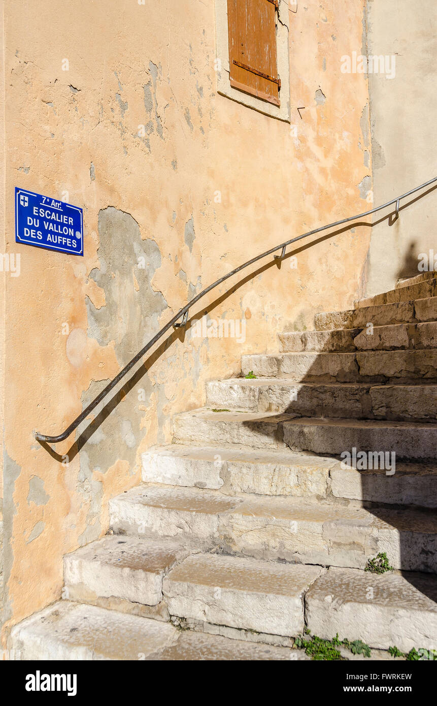 LE VALLON DES AUFFES, MARSIGLIA, BDR, FRANCIA 13 Foto Stock