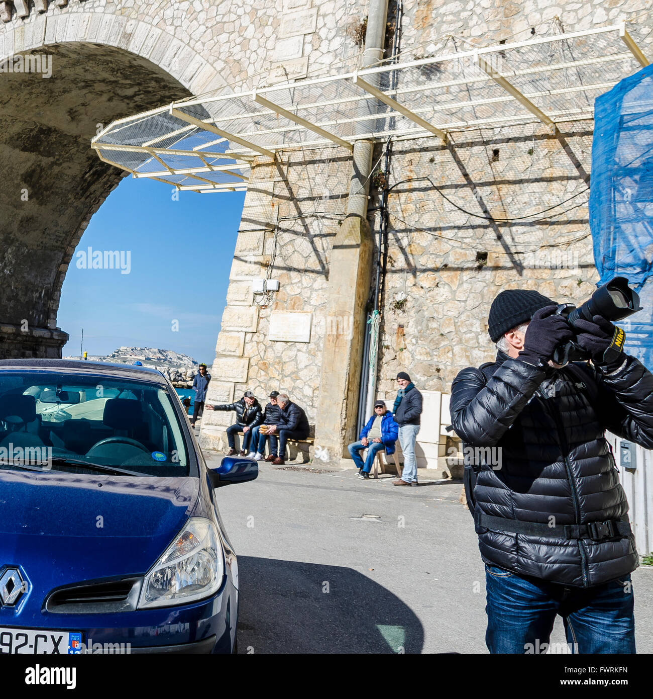 LE VALLON DES AUFFES, MARSIGLIA, BDR, FRANCIA 13 Foto Stock