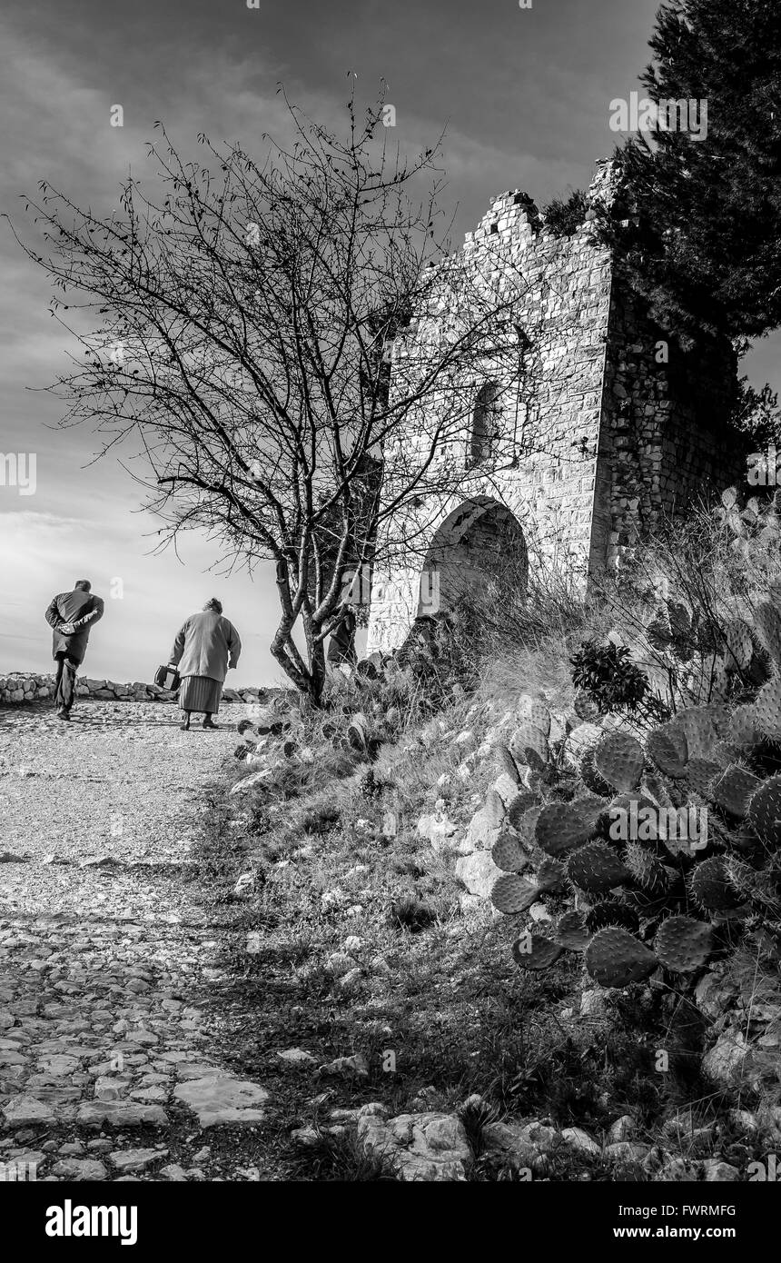 ALLAUCH, NOTRE DAME DU CHATEAU, BDR FRANCIA 13 Foto Stock