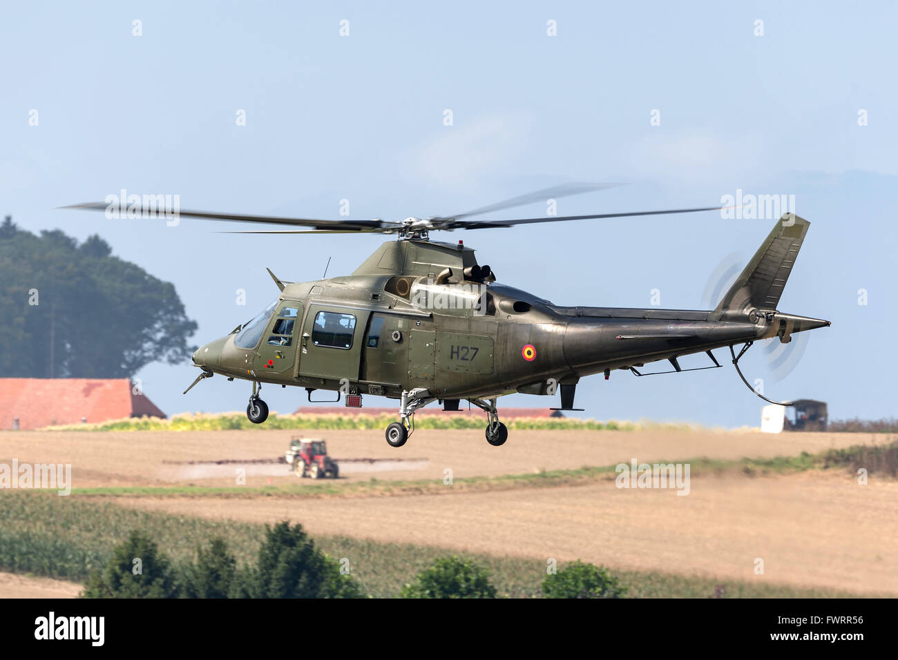 Terra belga componente (esercito) Agusta A-109 Elicottero Foto Stock