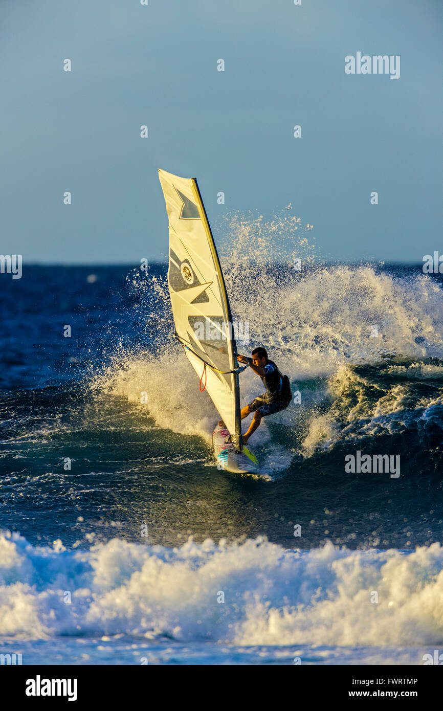 Windsurf Maui Foto Stock